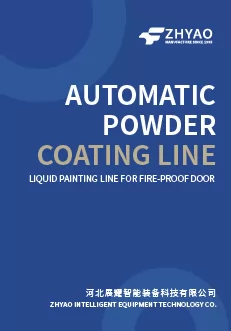 Automatic Powder Coating Liquid Painting Line for Fire-proof Door-Malaysia