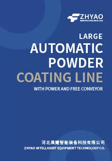 Large Automatic Powder Coating Line with Powder and Free Conveyor-Algeria