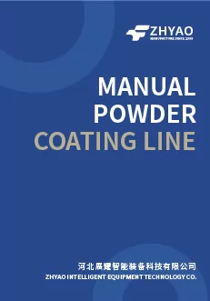 Manual powder coating line-Croatia