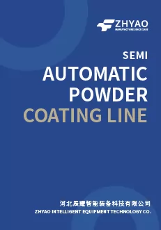 Semi-automatic powder coating line Saudi Arabia