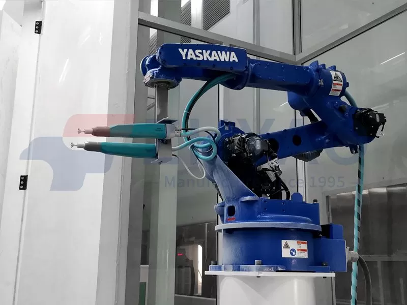 Large Automatic Powder Coating Line with Electrophoresis Treatment and Robot Application