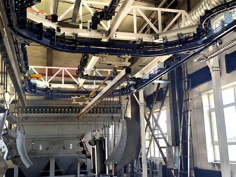 Large Automated Powder Coating Line