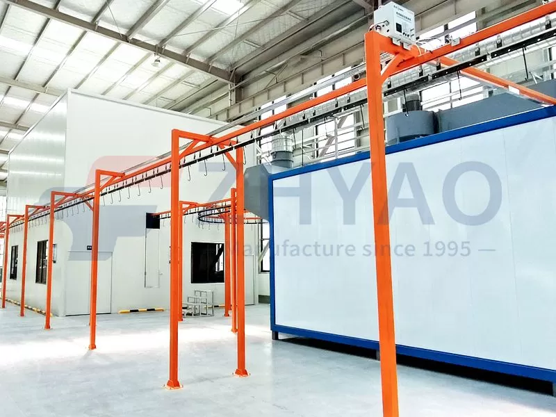 Large Automatic Powder Coating Line diamond net