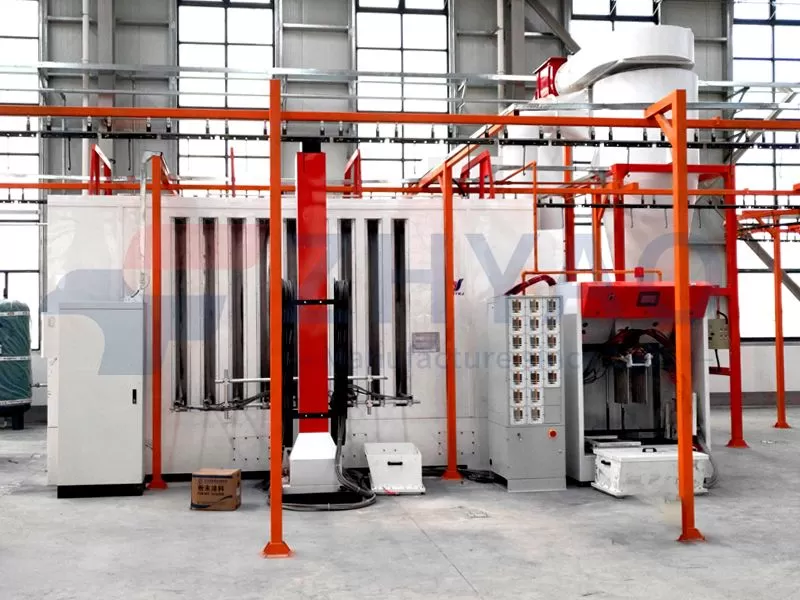 Large Automatic Powder Coating Line diamond net