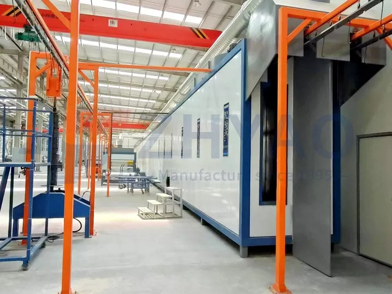 Large Automatic Powder Coating Line diamond net