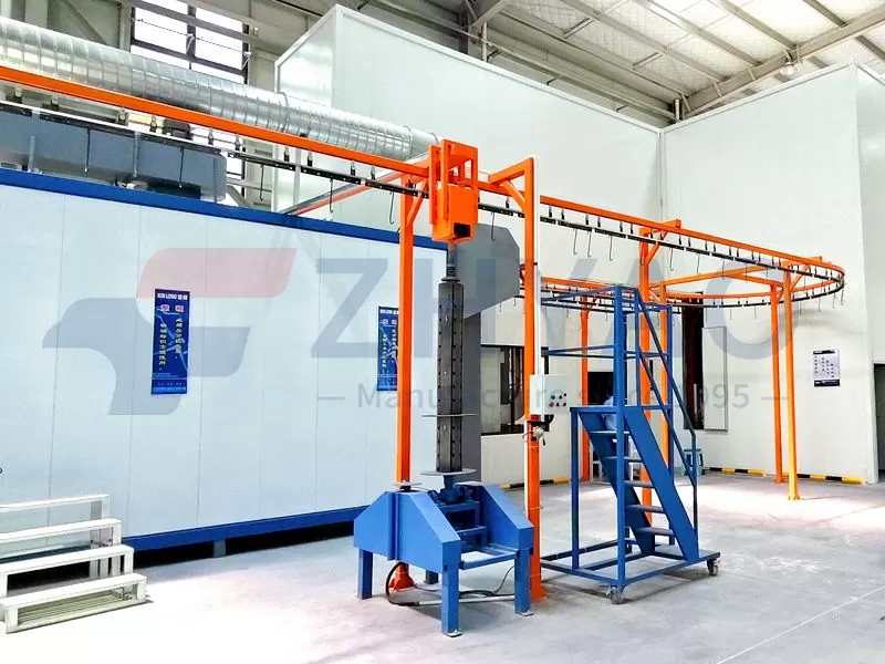 Large Automatic Powder Coating Line diamond net