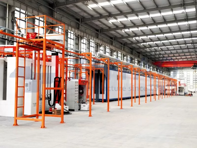 Large Automatic Powder Coating Line diamond net