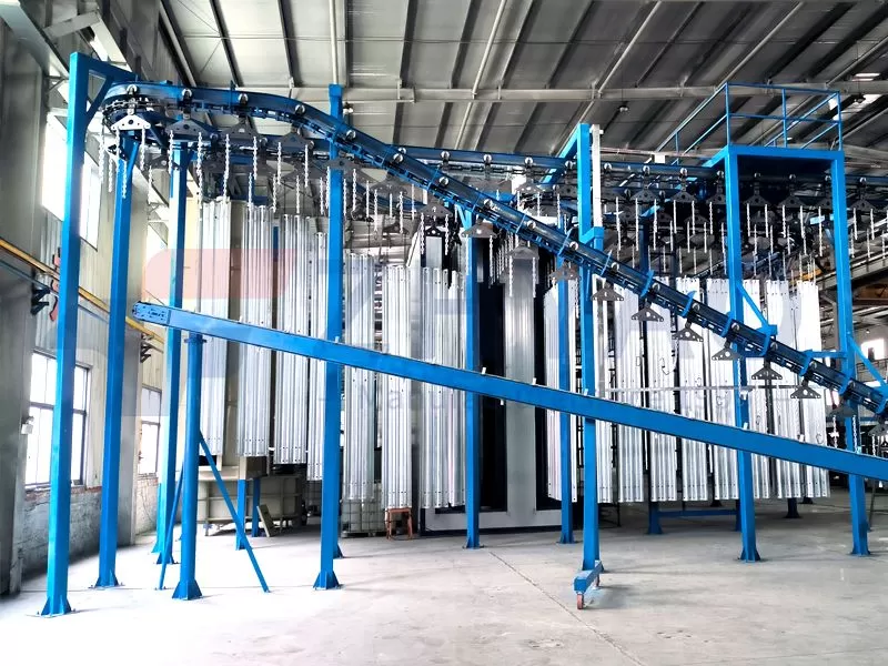 Automatic Powder Coating Line with Power and Free Conveyor