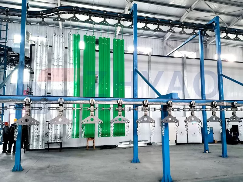 Automatic Powder Coating Line with Power and Free Conveyor