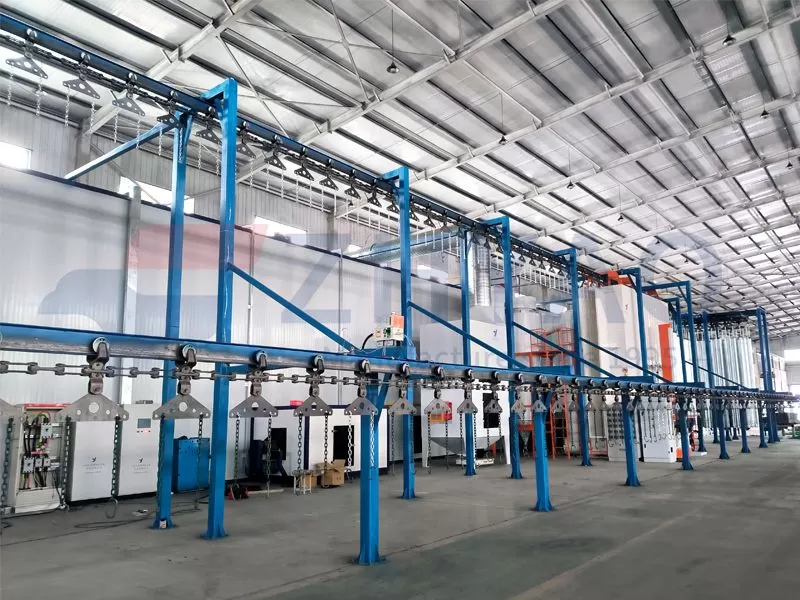 Automatic Powder Coating Line with Power and Free Conveyor