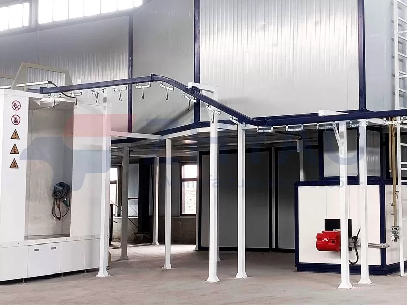 Automatic Powder Coating Line with Bridge Type Oven