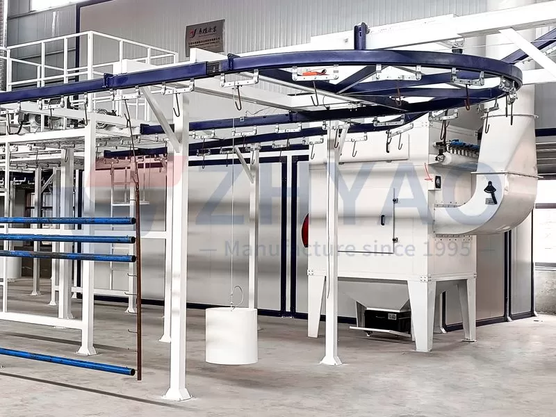 Automatic Powder Coating Line with Bridge Type Oven