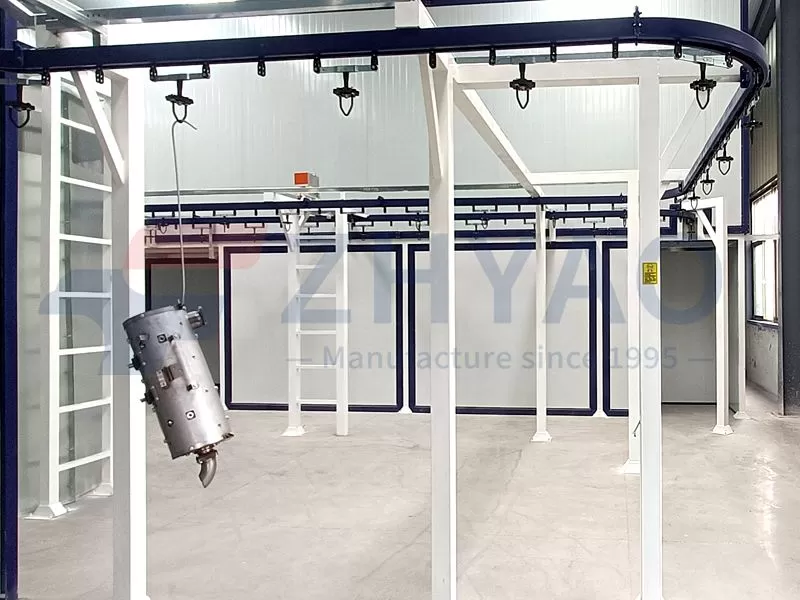 Automatic Liquid Painting Line with DISK Spray Painting Booth