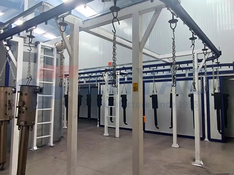 Automatic Liquid Painting Line with DISK Spray Painting Booth