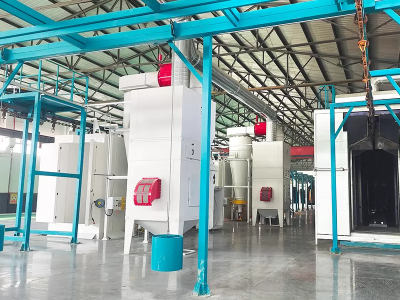 Large Automated Powder Coating Line